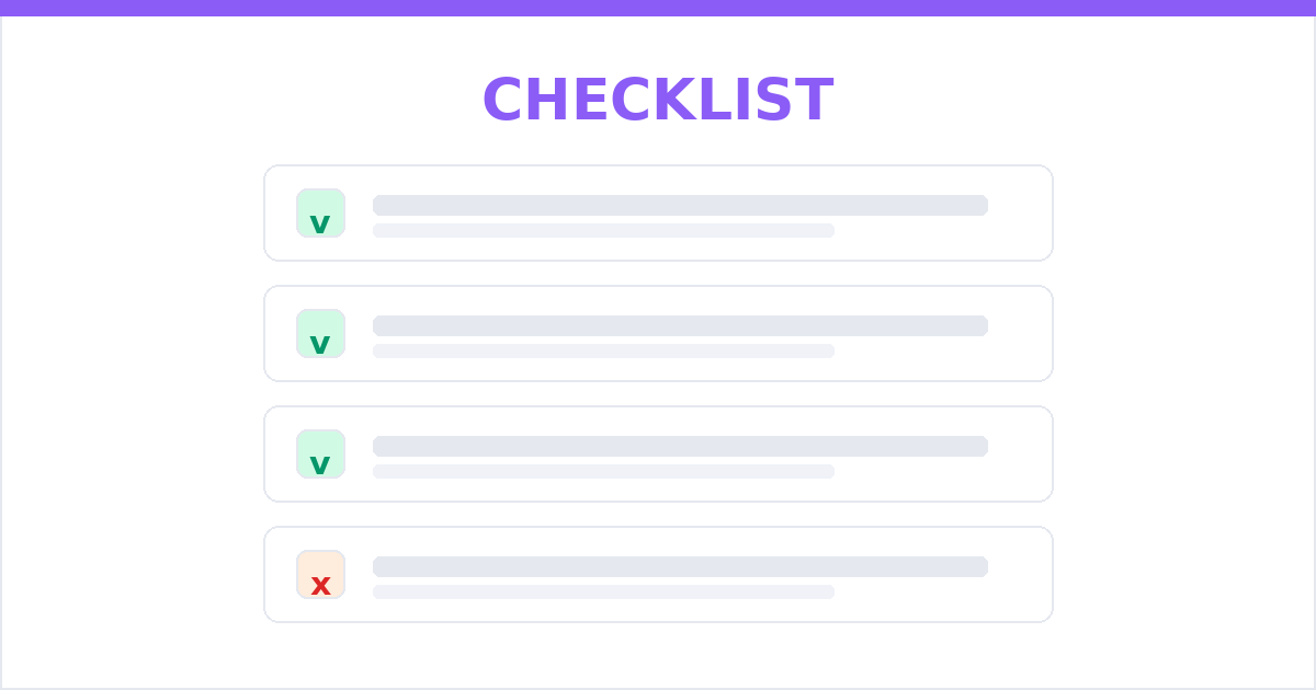 SEO agency checklist